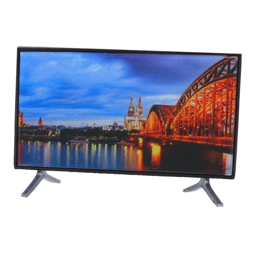 Yardwe Mini-tv Fernseher Puppenhausminiaturen Miniatur-tv- Mini-Ornamente Zum Basteln Puppenhauszubehör Miniatur-einrichtungsgegenstände Miniaturmöbel Und Accessoires von Yardwe