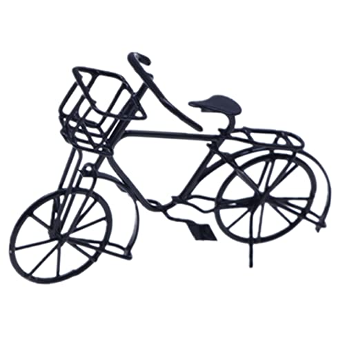 Yardwe Miniatur Fahrrad Modell aus Metall Vintage Deko für Puppenhaus Leicht und Stabil Perfektes Fotorequisit für Wohn und Büroszenen Yardwe Miniatur Fahrrad Modell aus Metall Vintage Deko für Puppenhaus Leicht und Stabil Perfektes Fotorequisit für Wohn und Büroszenen von Yardwe