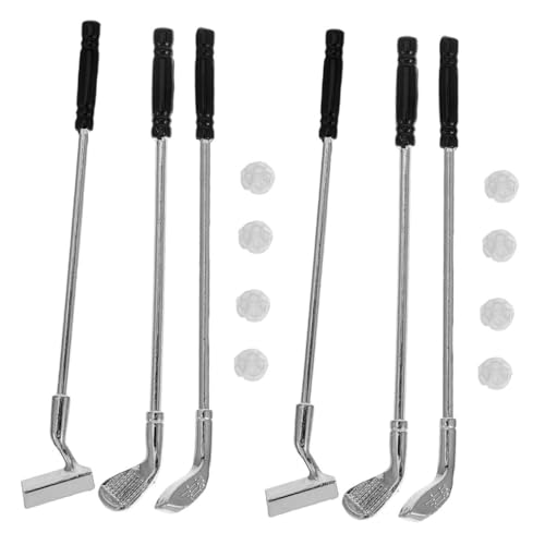 Yardwe Miniatur Golfset für Puppenhaus Golfclubs und Bälle Detailgetreues Miniaturspielzeug für Kreative Szenen für Golf Themenpartys und Dekorationen Yardwe Miniatur Golfset für Puppenhaus Golfclubs und Bälle Detailgetreues Miniaturspielzeug für Kreative Szenen für Golf Themenpartys und Dekorationen von Yardwe