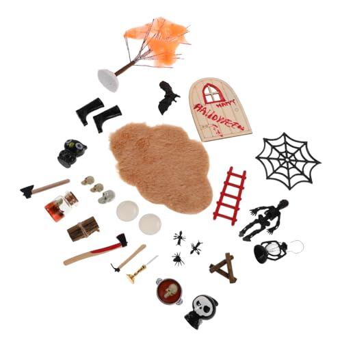 Yardwe Miniatur Halloween Dekorationen aus Robustem Resin Leichte Tragbare Miniaturfiguren für Puppenhaus Spukige Gartenaccessoires Platzsparend für Party Heimdekoration Yardwe Miniatur Halloween Dekorationen aus Robustem Resin Leichte Tragbare Miniaturfiguren für Puppenhaus Spukige Gartenaccessoires Platzsparend für Party Heimdekoration von Yardwe