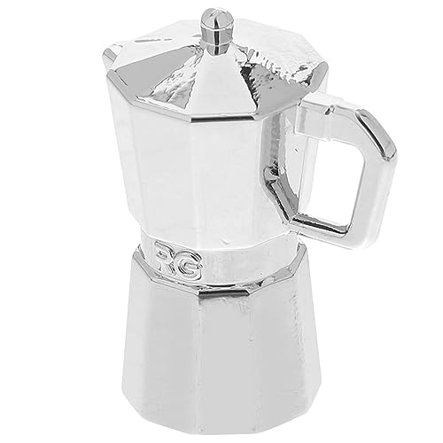 Yardwe Miniatur Kaffeemaschine Puppenhaus Deko Teilig Realistische Kleine Kaffeekanne mit Deckel und Griff für Puppenstube und Mini Haus Zubehör Yardwe Miniatur Kaffeemaschine Puppenhaus Deko Teilig Realistische Kleine Kaffeekanne mit Deckel und Griff für Puppenstube und Mini Haus Zubehör von Yardwe