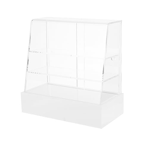 Yardwe Miniatur Lebensmittel Spielszene Modell Puppenhaus Zubehör Mini Snack Kuchen Schrank mit Schiebetür für Kreative Küchen Dekoration von Yardwe