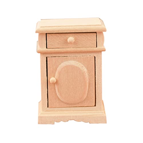Yardwe Miniatur Möbelstück Holz Nachttisch Modell für Puppenhaus Dekoration Maßstab und Langlebig für Schlafzimmer und Wohnzimmer Yardwe Miniatur Möbelstück Holz Nachttisch Modell für Puppenhaus Dekoration Maßstab und Langlebig für Schlafzimmer und Wohnzimmer von Yardwe