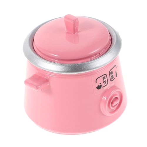 Yardwe Miniatur Reisekocher für Puppenhaus Realistisch Gestaltetes Rosa Mini-küchengerät Pädagogisches Rollenspiel-zubehör für Detailgetreues Küchenaccessoire Fördert Fantasie und Kochen Yardwe Miniatur Reisekocher für Puppenhaus Realistisch Gestaltetes Rosa Mini-küchengerät Pädagogisches Rollenspiel-zubehör für Detailgetreues Küchenaccessoire Fördert Fantasie und Kochen von Yardwe