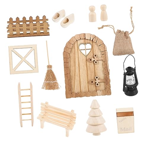 Yardwe Miniatur Weihnachts für Puppenhaus Detailreiche Miniaturfiguren mit Glatter Oberfläche Langlebig und Dekorativ als Foto Requisite und Raumkunst für Miniaturhäuser von Yardwe