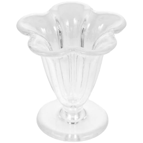 Yardwe Miniaturbecher Transparente Eisbecher Modelle für DIY Bastelprojekte und Puppenhaus Dekoration Teiliges mit Detailgetreuer Gestaltung und Glatter Oberfläche von Yardwe