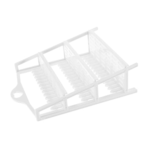 Yardwe Miniaturpuppenhausmöbel Accessoires Mini Bücherregalmodell Für Küchen- Und Wohnzimmer Mini Displayregal Für Dollhouse Decoration von Yardwe