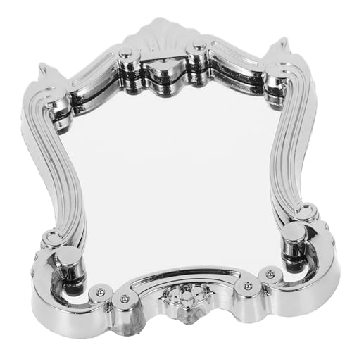 Yardwe Miniaturspiegel Für Puppenhausmöbel Vintage Wandspiegel Aus Stabilem Für Mini Und Kreative Szenen Geschenkidee Für Freunde von Yardwe