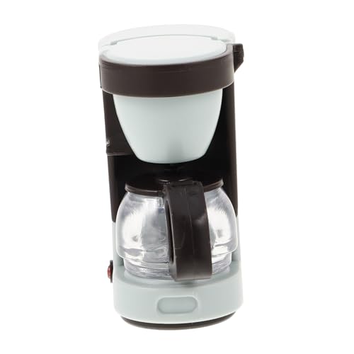 Yardwe Modell Einer Mini-Kaffeemaschine Artikel Miniaturen realistisch winzig mini kaffeemaschine kaffeemaschine Küchenzubehör für Puppenstuben Miniatur-Puppenhäuser Plastik von Yardwe