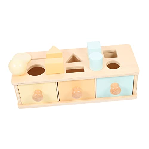 Yardwe Montessori Objekt Permanenz Box Für Kleinkinder Farbenfrohes Bildungsspielzeug Hand Augen Koordination Und Kreativem Die Frühkindliche von Yardwe