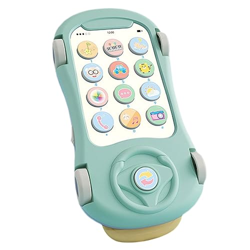 Yardwe Musikspielzeug Handy Für Langlebiges Telefonspielzeug Mit Licht Und Musik Fördert Sprachentwicklung Für Junge Mädchen Und Kleinkinder von Yardwe
