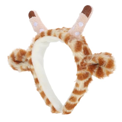 Yardwe Niedliches Cartoon Tier Stirnband für Partys Cosplay und Alltägliches Tragen Plüsch Kopfbedeckung für Erwachsene von Yardwe