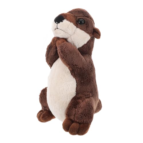 Yardwe Niedliches Plüschtier Handgefertigtes Flauschiges Stofftier Für Jungen Und Realistisches Otter Perfektes Für Geburtstage Und Besondere Anlässe von Yardwe