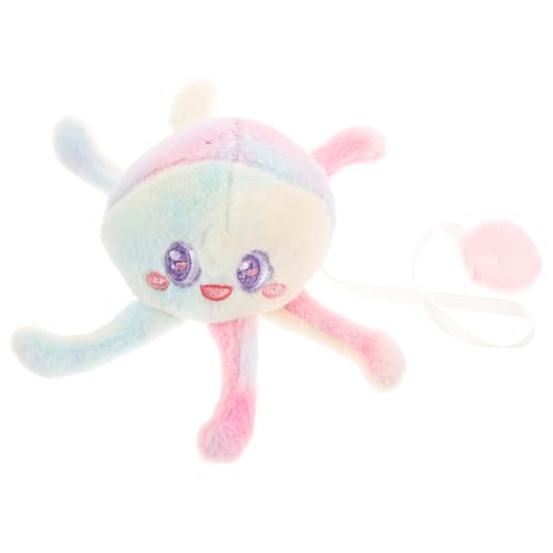 Yardwe Niedliches Schulter Plüschtier mit Magnet Quallen Plüsch für Cosplay und Partys Weiches Stofftier Interaktive Dekoration für Halloween Yardwe Niedliches Schulter Plüschtier mit Magnet Quallen Plüsch für Cosplay und Partys Weiches Stofftier Interaktive Dekoration für Halloween von Yardwe
