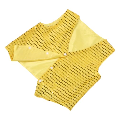 Yardwe Pailletten Weste Glitzer Tanzkostüm Hip Hop Prom Party Bühnenauftritt Jazz Performance Outfit Jungen Mädchen Yardwe Pailletten Weste Glitzer Tanzkostüm Hip Hop Prom Party Bühnenauftritt Jazz Performance Outfit Jungen Mädchen von Yardwe