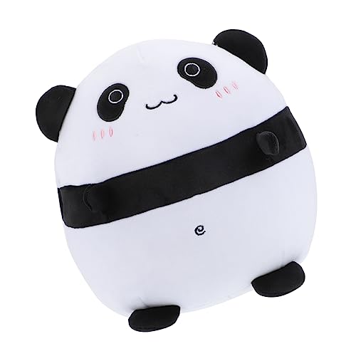 Yardwe Panda-Puppe Cartoon-Plüsch-Kissen Plüschkissen Hausdekorationen für Zuhause Tierpuppenkissen Panda-Form-Wurfskissen Stofftier Pandas schöne Heimkissenverzierung PP Baumwolle Weiß von Yardwe