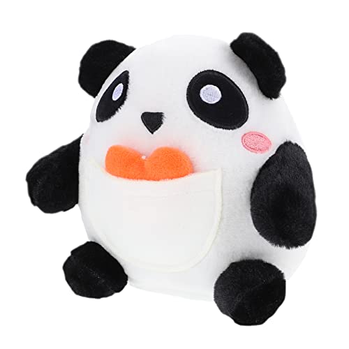Yardwe Panda-Puppe Soft Toy für osterngeschenk Ostern schöe bescherung Plüschgefüllter Kinderplüschspielzeug gefüllte Puppe Stofftierpuppe Black von Yardwe