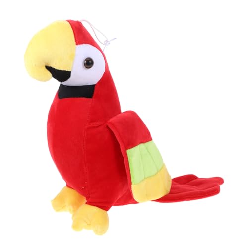 Yardwe Papagei Plüschtier Künstliche Vögel Papagei Förmiges Plüschpapagei Plüschvogel Stofftier Papagei Stoffpuppe Simulation Papagei Puppe Gartenpapagei Simulation von Yardwe
