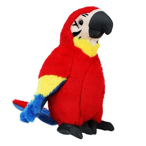 Yardwe Papagei Puppe Papagei Dekoration Süßes Papagei Weiches Papagei für Papagei Plüsch realistische Kuscheltiere Vogel Plüsch süße Tierplüschtiere PP Baumwolle von Yardwe