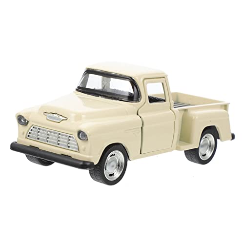 Yardwe Pickup-Truck-Modell Auto Kinderspielzeug Miniatur-LKW Spielzeuglastwagen bastelset basteln für Offroad-Fahrzeug Geländewagen-Modell Kleiner Lastwagen Legierung Beige von Yardwe