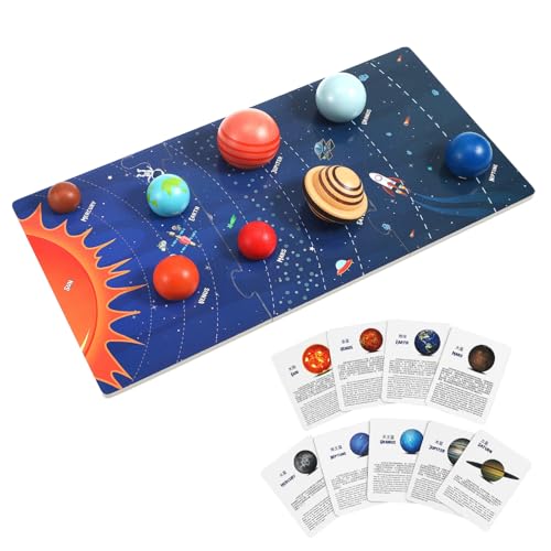 Yardwe Planeten-Puzzle Vorschule System Weltraumspielzeug für Kleinkinder von 1–3 Jahren Planeten für Rätsel Holzspielzeug Kinderspielzeug Puzzlespielzeug hölzern Yardwe Planeten-Puzzle Vorschule System Weltraumspielzeug für Kleinkinder von 1–3 Jahren Planeten für Rätsel Holzspielzeug Kinderspielzeug Puzzlespielzeug hölzern von Yardwe
