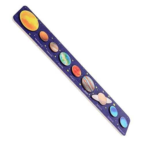 Yardwe Planeten -puzzlespielzeug Passendes Brett Shape-Matching-Spiel Kognition Passende Rätsel Kinderrätsel Sortieren Lernpuzzlespielzeug Puzzle Für Hölzern von Yardwe