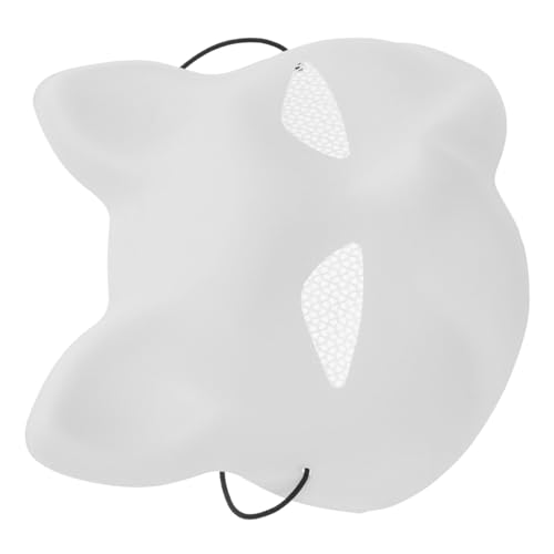 Yardwe Plastik Katzenmaske Diy Unbemalt Cosplay Maske für Halloween und Partys Blank Mask für Kreative Bastelprojekte Leicht und Sicher zu Tragen für Maskerade und Diy Kunst von Yardwe