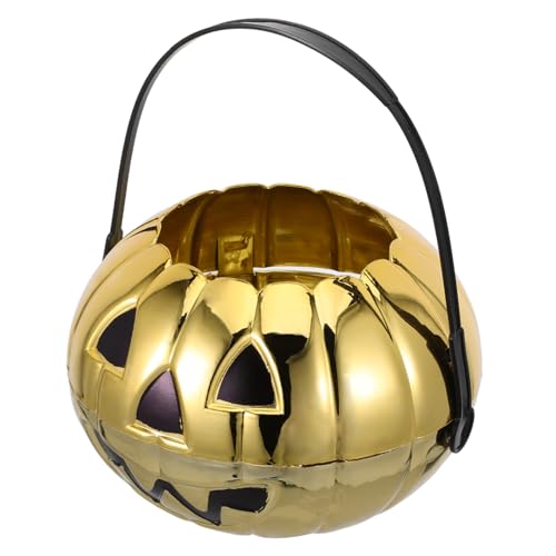 Yardwe Plastik Trick Treat Korb mit Griff Spooky Party Süßigkeitensammler für Halloween Dekoration von Yardwe