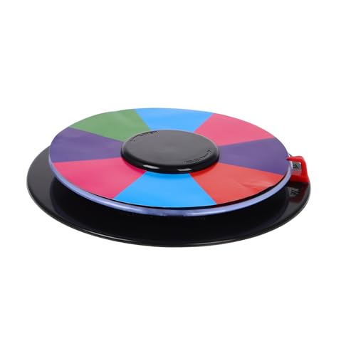 Yardwe Plattenspieler Sich drehendes Preisrad Farbkreis Schicksalsrad Spielrad für den Unterricht -Spiel Spinnrad Plastik Yardwe Plattenspieler Sich drehendes Preisrad Farbkreis Schicksalsrad Spielrad für den Unterricht -Spiel Spinnrad Plastik von Yardwe