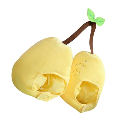 Yardwe Plüsch Birnen Doppelkopf Kostüm Kopfputz Lustiger Obsthut für Wiederverwendbarer Party Cosplay Kopfschmuck Leichtes Komfortables Accessoire für Geburtstags Weihnachtsfeiern Yardwe Plüsch Birnen Doppelkopf Kostüm Kopfputz Lustiger Obsthut für Wiederverwendbarer Party Cosplay Kopfschmuck Leichtes Komfortables Accessoire für Geburtstags Weihnachtsfeiern von Yardwe