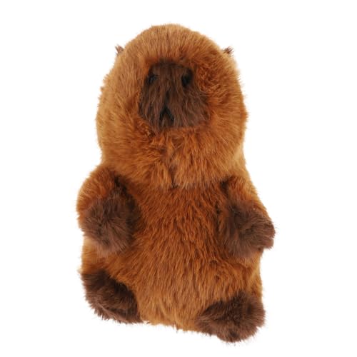 Yardwe Plüsch Capybara Niedliche Cartoon Tierpuppe Weiches Ausgestopftes Capybara Stoffspielzeug Für Perfektes Und Dekoration Für Zuhause von Yardwe