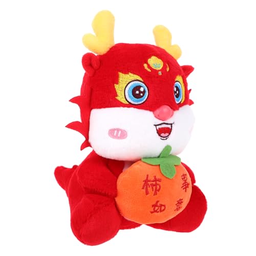 Yardwe Plüsch Drache Maskottchen Glücksbringer für Chinesische Neujahr Niedliche Deko für Feste Geburtstage und Hochzeiten zum und Dekorieren von Yardwe