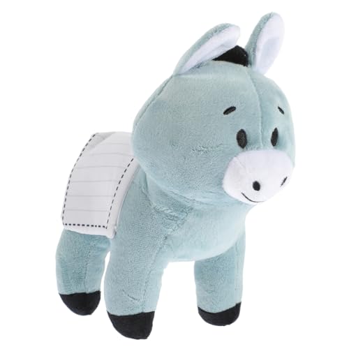 Yardwe Plüsch Entzückende Eselpuppe Aus Weichem Material Dekoration Für Schlafzimmer Und Sofa Perfektes Für Plüschtierliebhaber von Yardwe