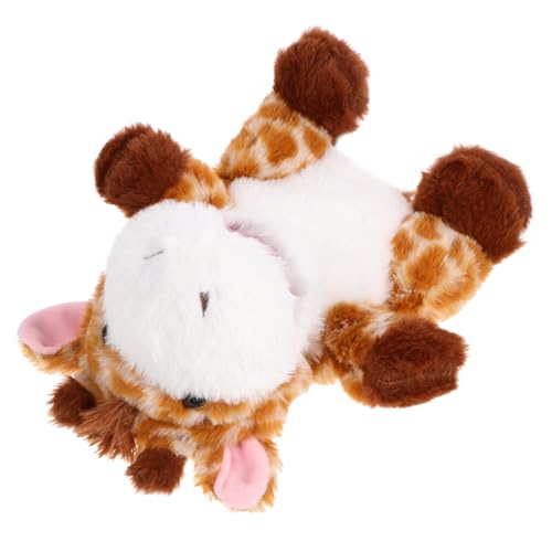 Yardwe Plüsch Giraffe Handpuppe Interaktive Tierhandpuppe für Geschichtenerzählen Lehrreiches für Sicherem Plüschmaterial Fördert Kreative Ausdrucksweise und Geschicklichkeit von Yardwe