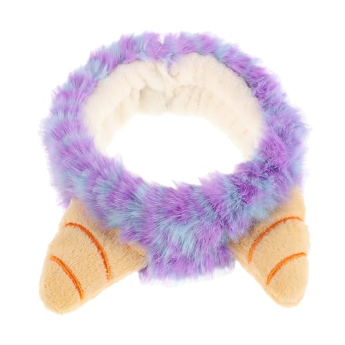 Yardwe Plüsch Haarreif mit Kuhhörnern Kuscheliges Bequemes Stirnband für Party Alltag Cosplay Vielseitig Einsetzbar Haarband für Niedliche Kostüm Accessoires von Yardwe