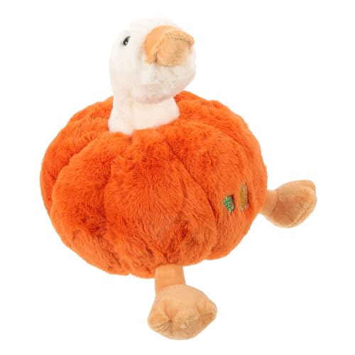 Yardwe Plüsch Kuscheltier Kürbis Ente Weiches Baumwollstofftier als Schlafkissen und Dekoration für Erwachsene Niedliche Lebensechte Stoffpuppe für Sofa Bett Couch von Yardwe