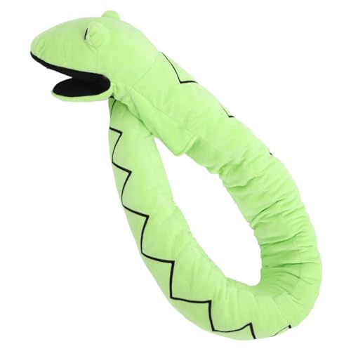 Yardwe Plüsch Schlangen Handpuppe Interaktive Tier Fingerpuppe Für Rollenspiele Und Kreative Unterhaltung Sanftes Material Leuchtende Farben Fördert von Yardwe