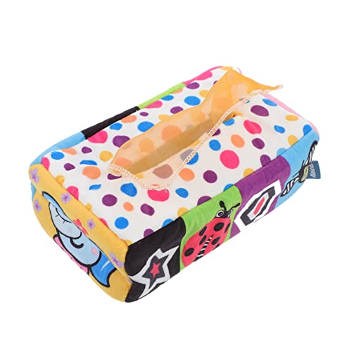 Yardwe Plüsch Tissue Box mit Knisterfunktion und Quietscher Sensorisches Motorikspielzeug für Kleinkinder Waschbar und Sicher Lernspielzeug für Erste Yardwe Plüsch Tissue Box mit Knisterfunktion und Quietscher Sensorisches Motorikspielzeug für Kleinkinder Waschbar und Sicher Lernspielzeug für Erste von Yardwe