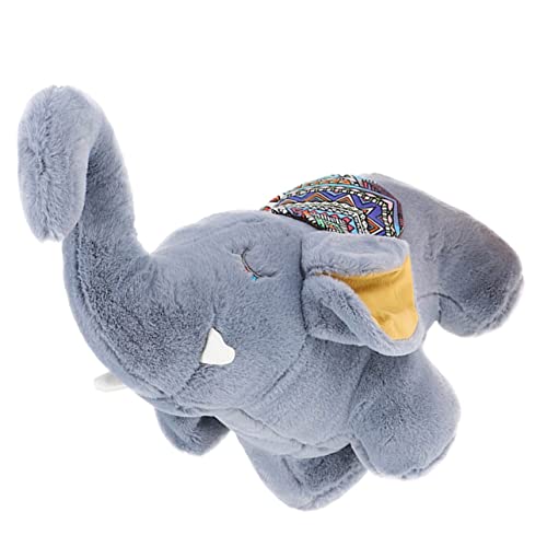 Yardwe Plüschpuppe Großer Ausgestopfter Elefant Ausgestopfter Elefant Aus Plüsch Säuglingselefant Plüsch Elefant Stofftier Plüschtierspielzeug Elefant Plüsch Grey Pp Baumwolle von Yardwe