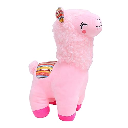 Yardwe Plüschtier Cartoon-Alpaka- Alpaka Weichspielzeug Stofftierpuppe Plüschpuppe für kinderspielzeug gefüllte Alpaka-Puppe Alpaka-Schmuck Baumwolle Rosa Yardwe Plüschtier Cartoon-Alpaka- Alpaka Weichspielzeug Stofftierpuppe Plüschpuppe für kinderspielzeug gefüllte Alpaka-Puppe Alpaka-Schmuck Baumwolle Rosa von Yardwe