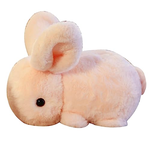 Yardwe Plüschtier Hase Plüschpuppe Cartoon-plüschhase Karikatur Gefülltes Kaninchen Kindergeschenke Stoffhasen Plüschhasen Bunny Toy Entzückender Plüschhase Pp Baumwolle Rosa von Yardwe