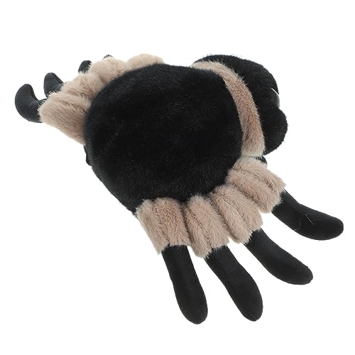 Yardwe Plüschtier Spinne Kuscheltier Halloween Dekoration Weiches Stofftier mit Realistischem Design als und Wohnaccessoire von Yardwe