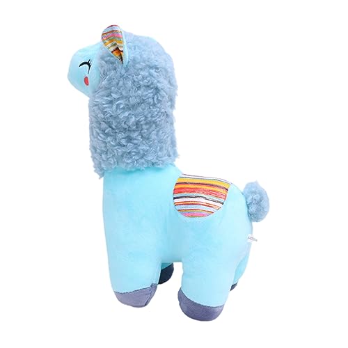 Yardwe Plüschtier für kinderspielzeug Alpaca Dolls Toys for Cartoon-Alpaka- Plüschgefüllter Plüsch-Alpaka- Alpaka -Puppe Baumwolle Blue Yardwe Plüschtier für kinderspielzeug Alpaca Dolls Toys for Cartoon-Alpaka- Plüschgefüllter Plüsch-Alpaka- Alpaka -Puppe Baumwolle Blue von Yardwe