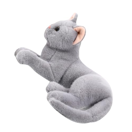 Yardwe Plüschtierpuppe Plüsch Für Die Schlafenszeit Entzückende Ausgestopfte Katze Kuscheltier Plüschtiere Katze Stofftier Süße Katze Mit Weichem Bauch Lebensechte Ausgestopfte von Yardwe