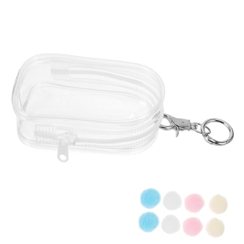 Yardwe Puppen Aufbewahrungstasche aus Transparente Mini Tasche mit Hängendem Schnallenverschluss für Puppen und Sammlerstücke Schützt Ihre Modelle und Verleiht Ihnen von Yardwe