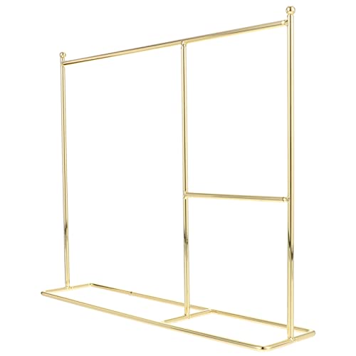 Yardwe Puppen Kleid Rack aus Hochwertigem Puppenmöbel für Stilvolle Aufbewahrung Puppenhaus Wohnzimmer und Schlafzimmer Zubehör Yardwe Puppen Kleid Rack aus Hochwertigem Puppenmöbel für Stilvolle Aufbewahrung Puppenhaus Wohnzimmer und Schlafzimmer Zubehör von Yardwe