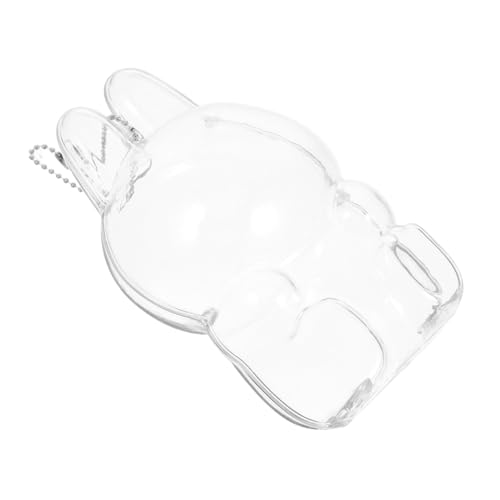 Yardwe Puppen-Schutzhülle Puppenschutz Puppenhalterung Leichte Puppenabdeckung Puppenaufbewahrungslösung zubehör für Puppen Plüsch-Aufbewahrungsdisplay Abbildung Fall Plastik Transparent von Yardwe