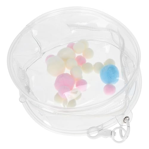 Yardwe Puppen Schutztasche mit Schlüsselanhänger Transparente Aufbewahrung für Figuren Mini Beutel für Rucksack Zubehör Niedliches Design für Reisen und Vielseitige von Yardwe