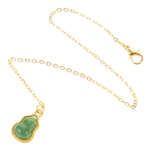 Yardwe Puppenhaus-Accessoires-Halskette Süße Spielzeugpuppen-Halskette Halskette Für Mädchenpuppen Mini-Vintage-Halskette Puppenkostümschmuck Legierung Green von Yardwe