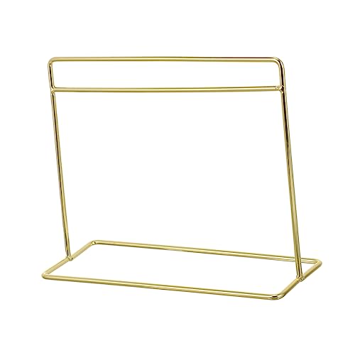 Yardwe Puppenhaus Kleider Rack Langlebiges Modellhaus Kleidung Display Regal Für Actionfiguren Goldfarben Kleidung Aufbewahrung Für Puppen Outfits Yardwe Puppenhaus Kleider Rack Langlebiges Modellhaus Kleidung Display Regal Für Actionfiguren Goldfarben Kleidung Aufbewahrung Für Puppen Outfits von Yardwe